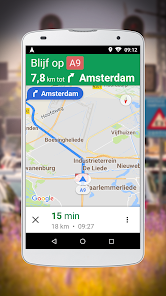 Navigatie voor Google Maps Apps Play
