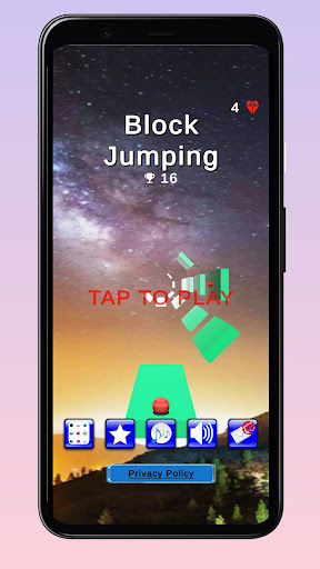 3D Block Jumping Game Offline Screen 2