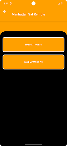 Remote for Manhattan Sat Screen 2