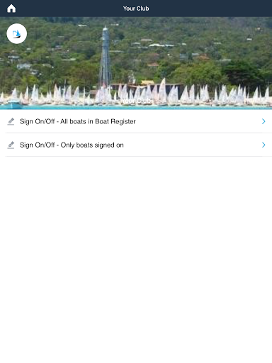 Android application Sailing Club screenshort