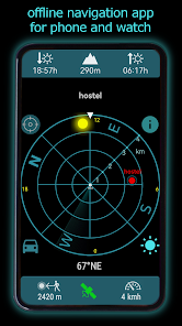 Captura 1 Compass Navigation (Wear OS) android