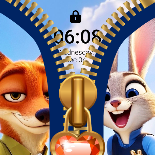 Zipper Lock Wallpaper 4K