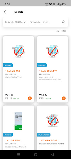 Chemist180 – Healthcare app