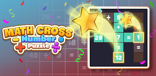 Math Cross - Number Puzzle
