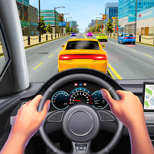  Highway Car Driving Sim Traffic Racing Car Games 15 by Centaurus Games logo
