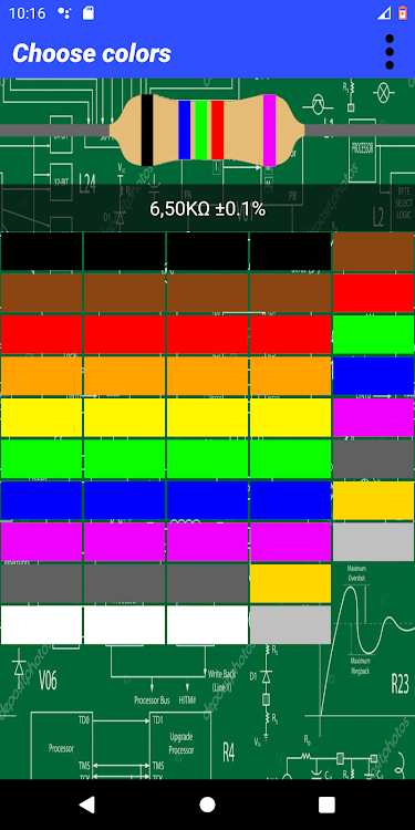 Resistor Color Code Calculator - 1.8 - (Android)