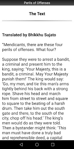 Perils of Offenses Sutta Screen 2