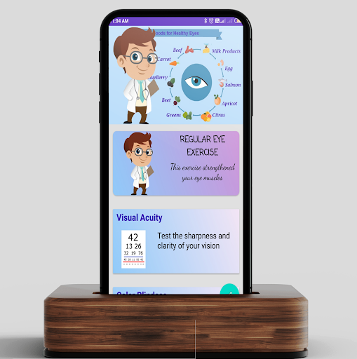 Android application Eye Test : Dhrishti screenshort