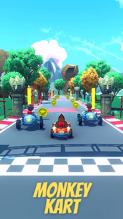 Monkey Jungle Kart Race games - 50 - (Android)