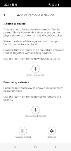 Fresh Air Control Screen 2