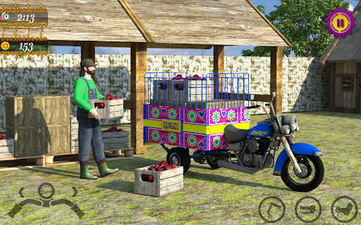 City Loader Rickshaw Driving MOD APK (Premium/Unlocked) screenshots 1