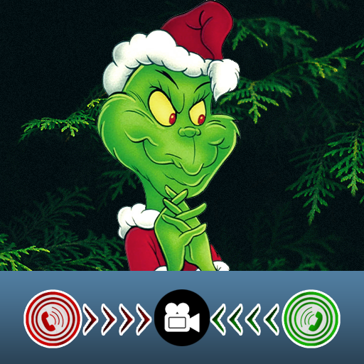 Call green Grinch Video Chat logo