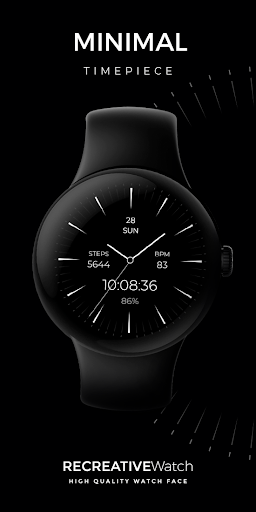 Android application Minimal & Simple Watch - RE screenshort