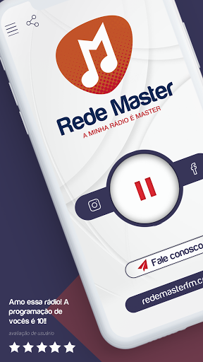 Android application Rede Master FM 104,5 screenshort