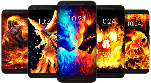 Fire Wallpaper HD & 4K android2mod screenshots 9