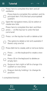 Easy Checklist