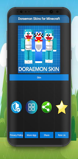 Android application Doraemon Skins for Minecraft screenshort