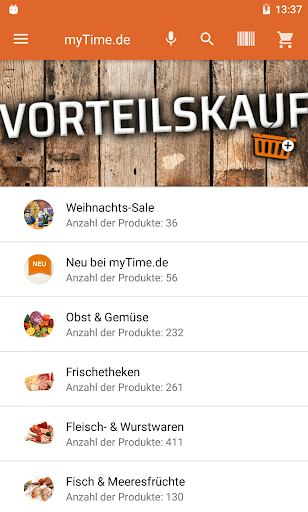 Android application myTime.de screenshort