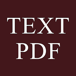 Icon image Text To Pdf Converter