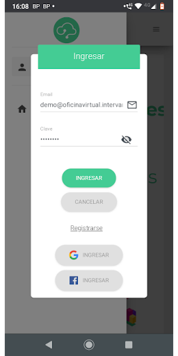 Caviahue Oficina Virtual Screen 2