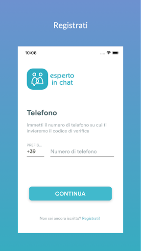 Esperto in Chat - Clienti Screen 2