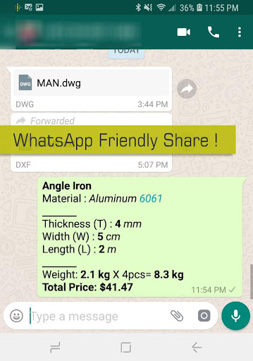 Profile Weight Calculator - Me