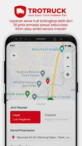 Troben : Delivery Services Screen 3