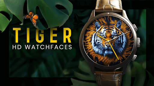 Tiger HD Watchface for Wear OS Screen 2