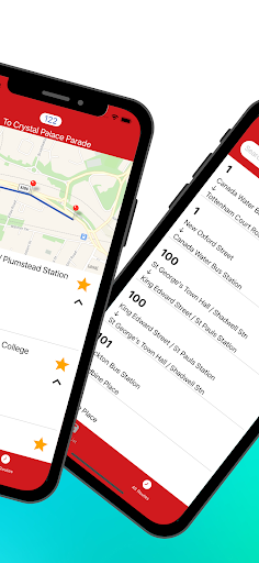 London Bus Arrival Time Screen 2