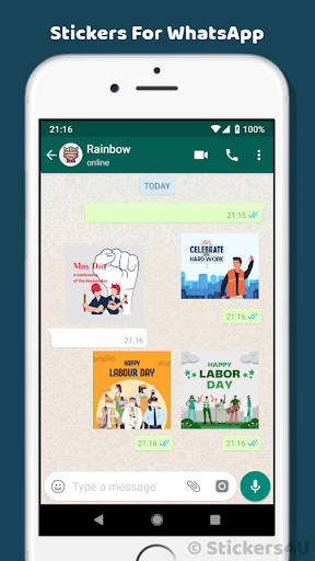 Labor Day Blessing Stickers Screen 3