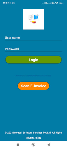 Android application ASPTAX E-Invoice screenshort