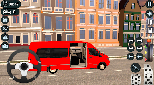 Kleinbus Van Fahrer Simulator