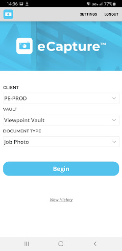 Paperless eCapture Screen 2