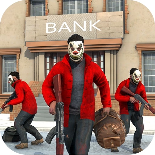 Armed Bank Heist Robbery Games logo