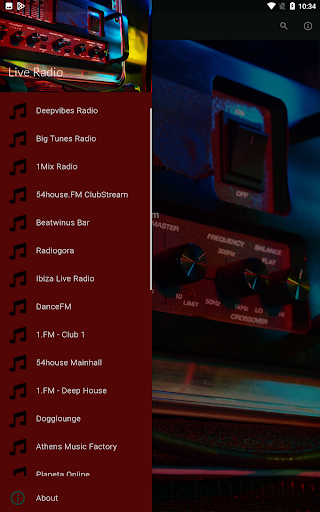 House Music Radio Stations Screen 2
