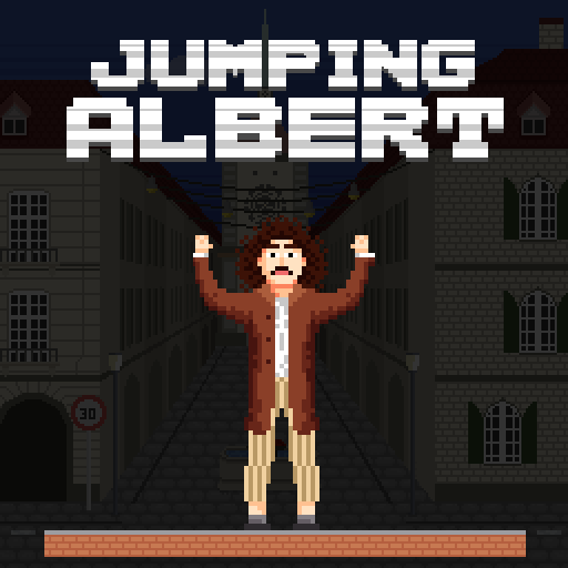 Jumping Albert logo