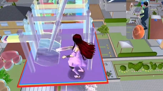 Sakura Fille Parkour Chase 3D