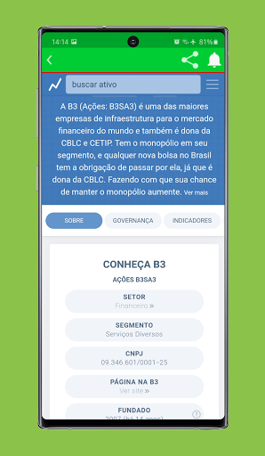 Bolsa Valores Renda Variável Screen 2