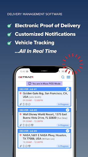 Android application Detrack Proof Of Delivery POD screenshort