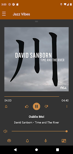 Android application Jazz Vibes screenshort