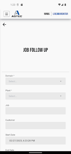 LiveJob Monitor Screen 3