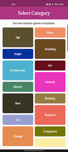 Quotes - Daily Random Quotes Screen 3