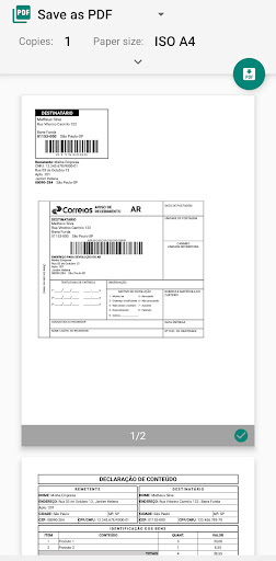 Rastreio e Etiquetas Correios Screen 3