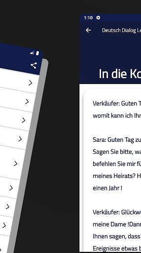 Deutsch Dialog Lernen Screen 2