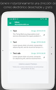 Temp Mail - Correo temporal Screenshot