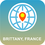 Brittany, France Map Offline icon