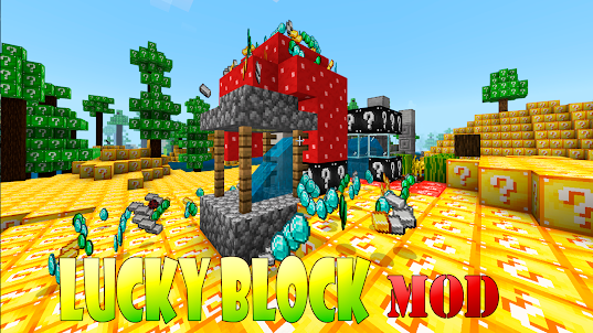Lucky block mod for minecraft