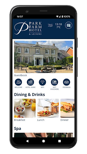 Android application Park Farm Hotel screenshort