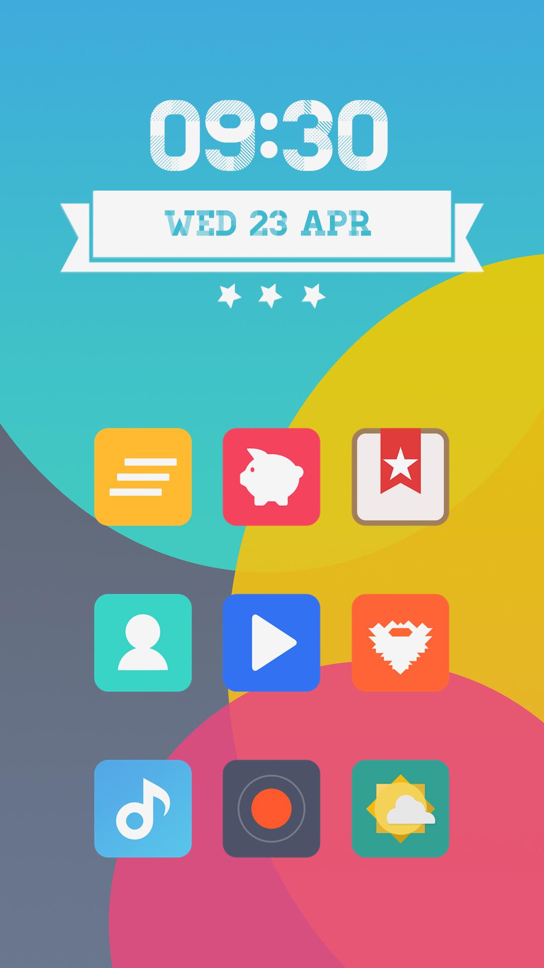 Android application Miu - MIUI 10 Style Icon Pack screenshort