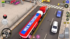 Milk Transport Truck Games 3Dのおすすめ画像3